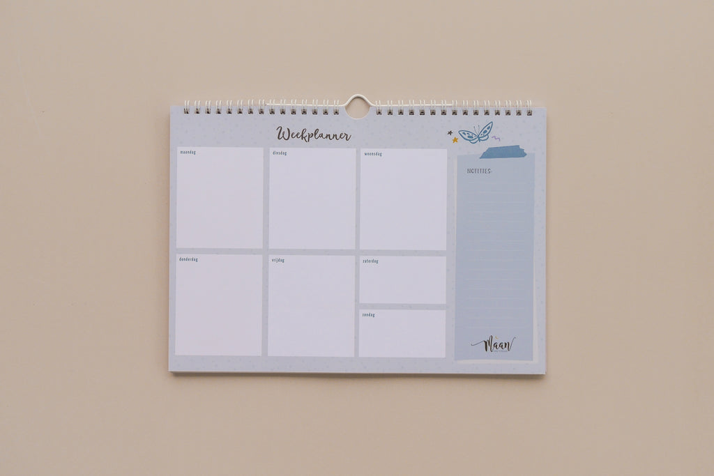 Weekplanner incl. stickervel - Universe
