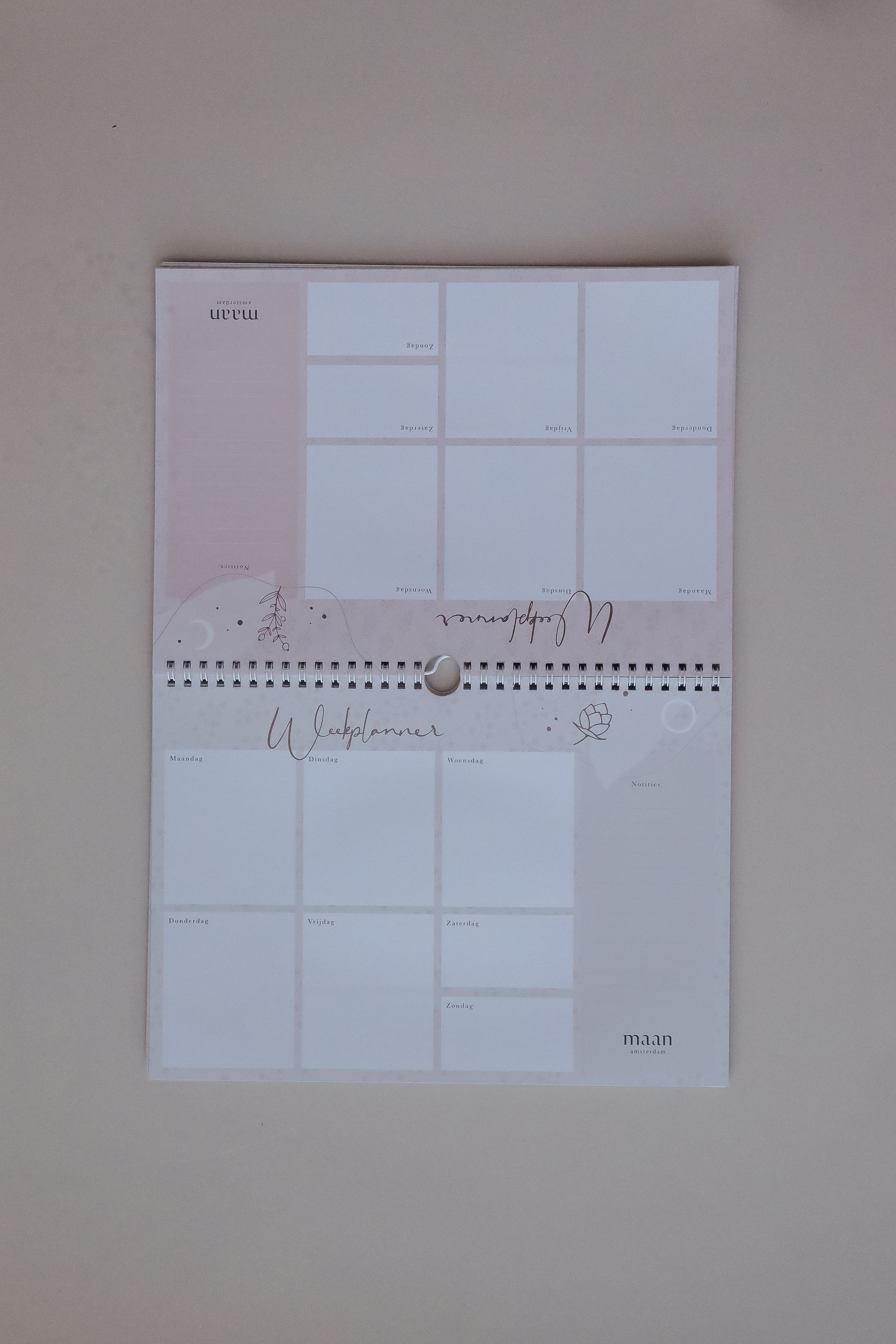 Weekplanner incl. stickervel - Eclipse