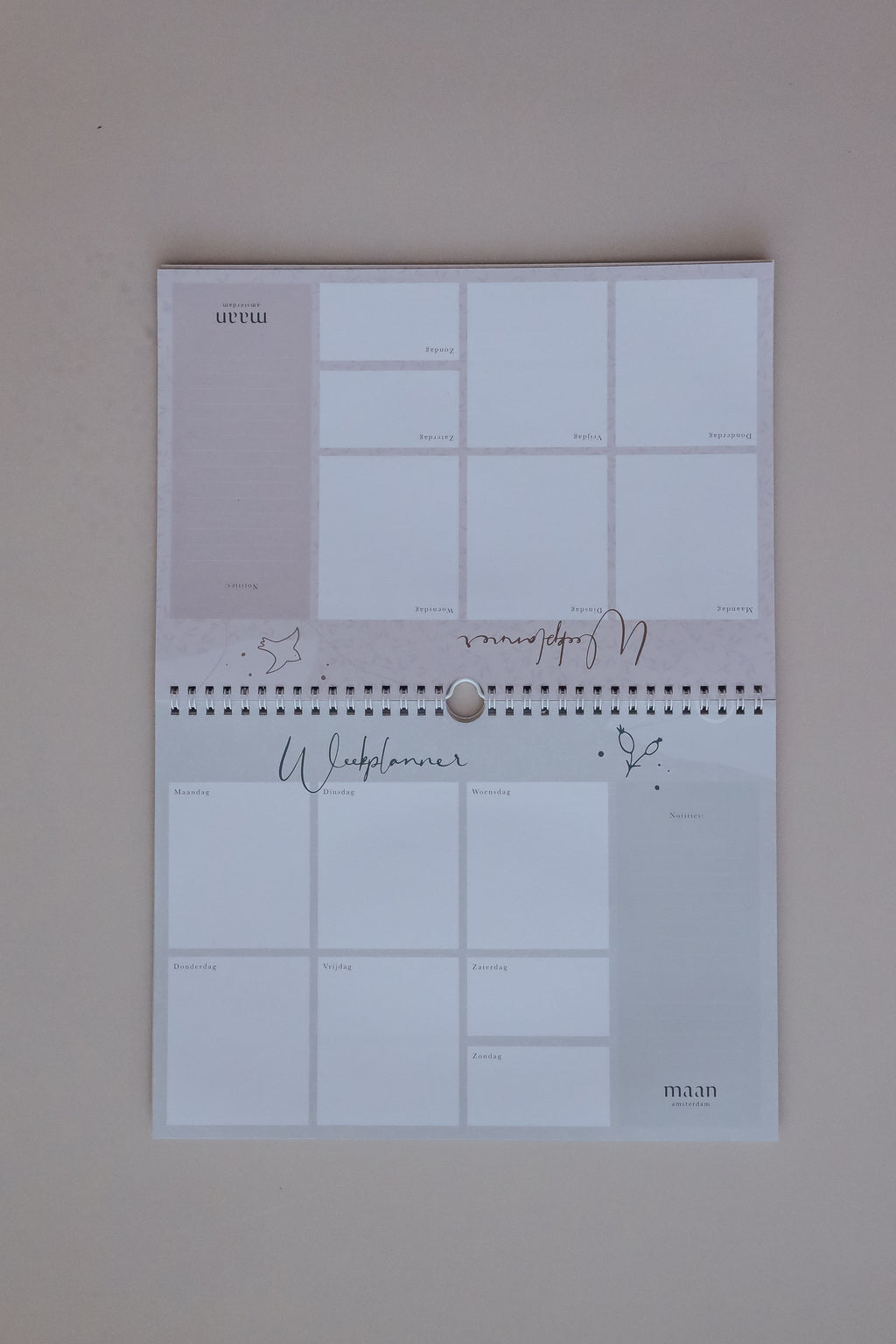 Weekplanner incl. stickervel - Eclipse