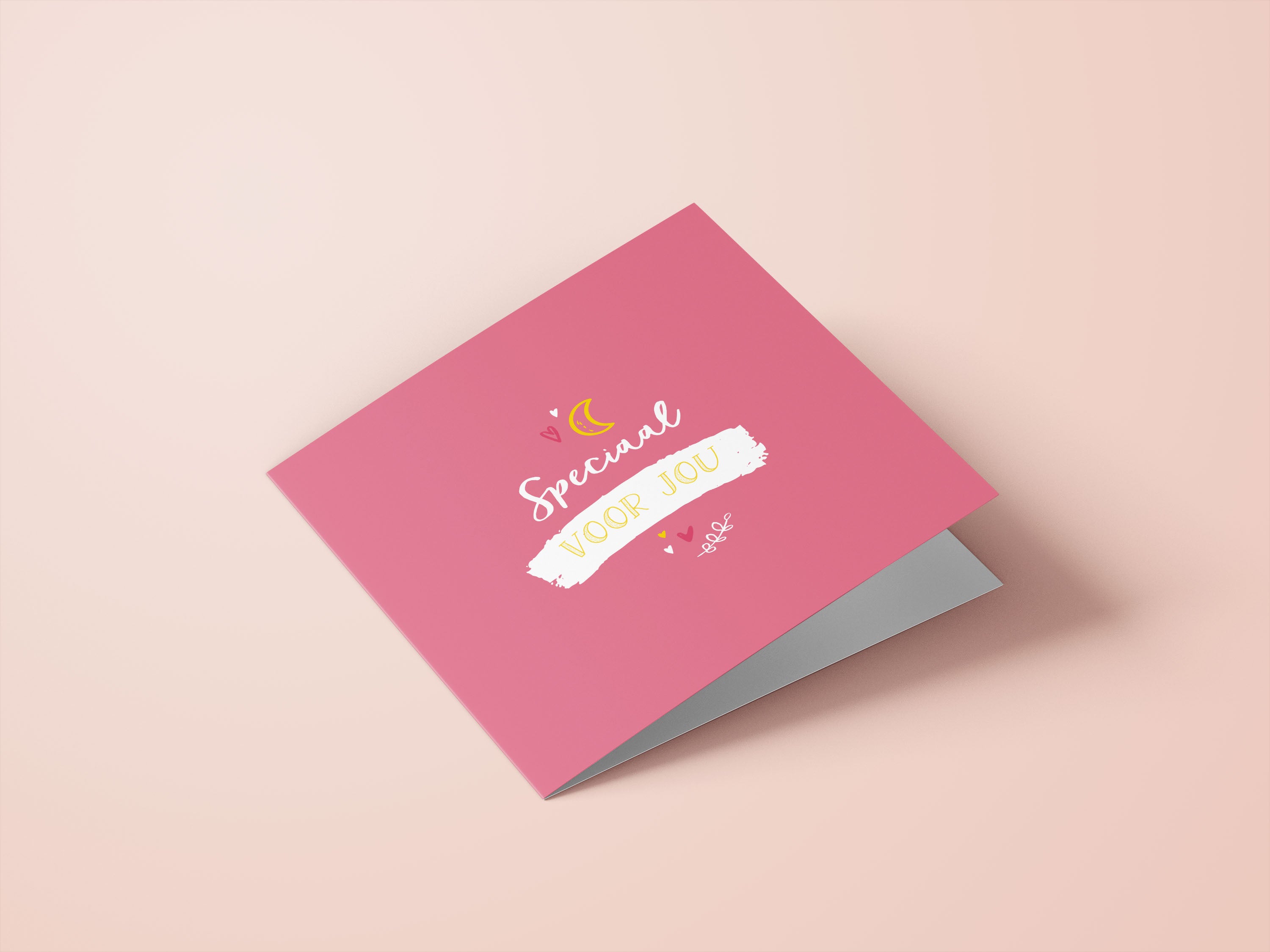 Wenskaarten liefde / vriendschap - set van 6 - incl enveloppen