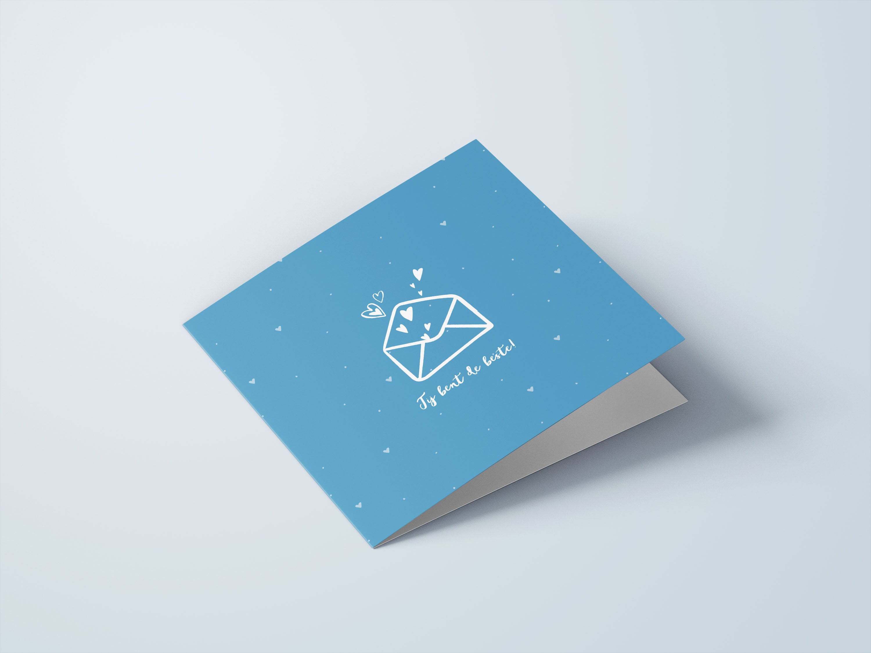 Wenskaarten liefde / vriendschap - set van 6 - incl enveloppen