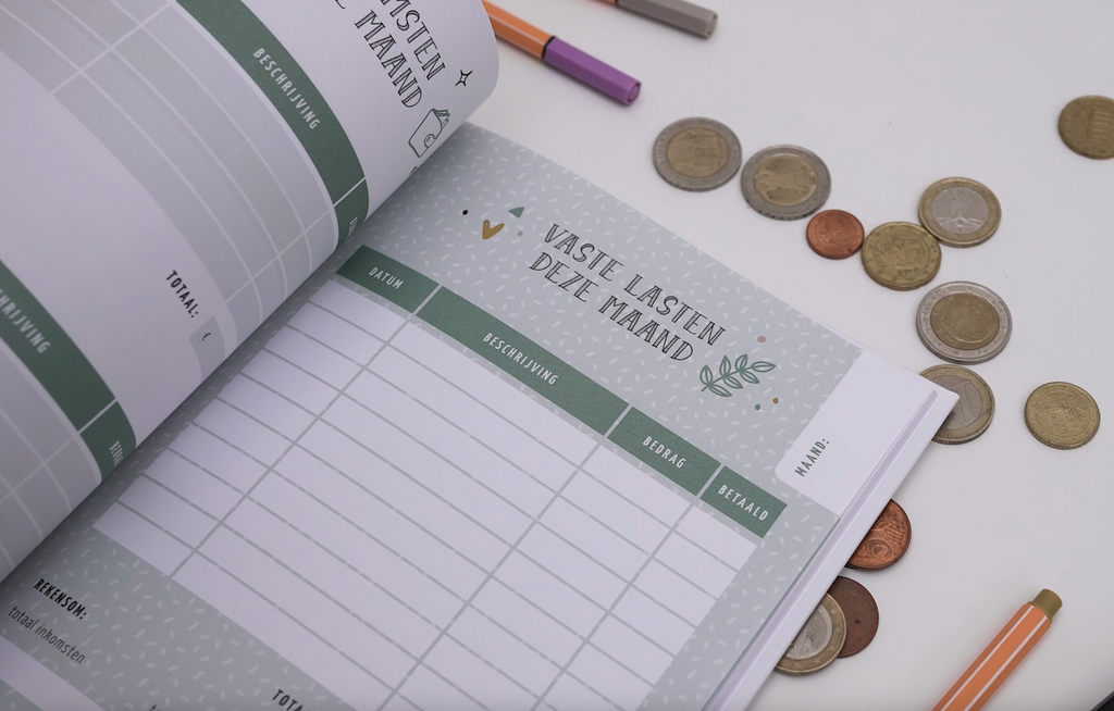Mijn budgetplanner - inzicht in inkomsten en uitgaven