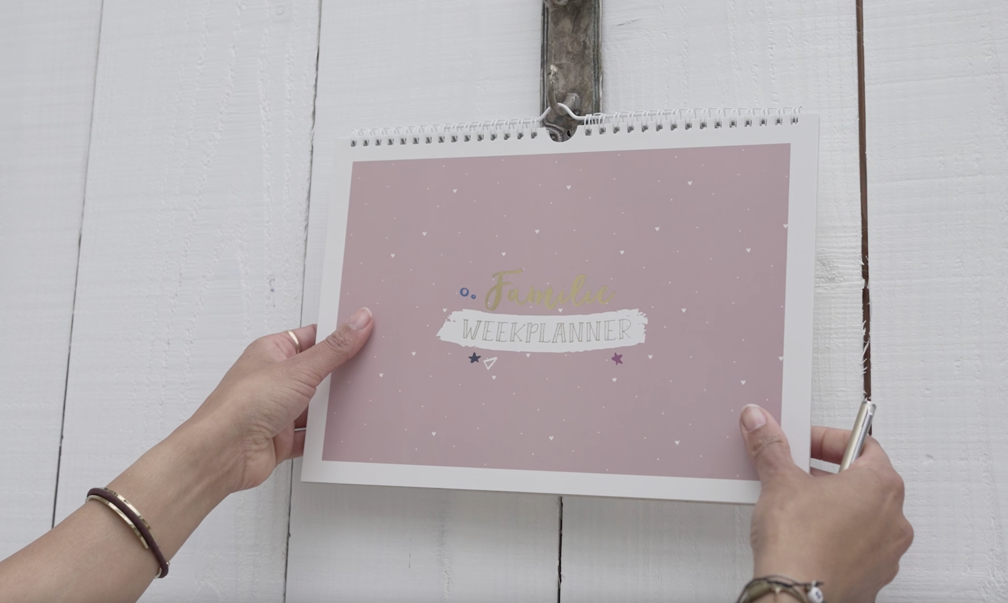 Familie weekplanner incl. stickervel - Universe