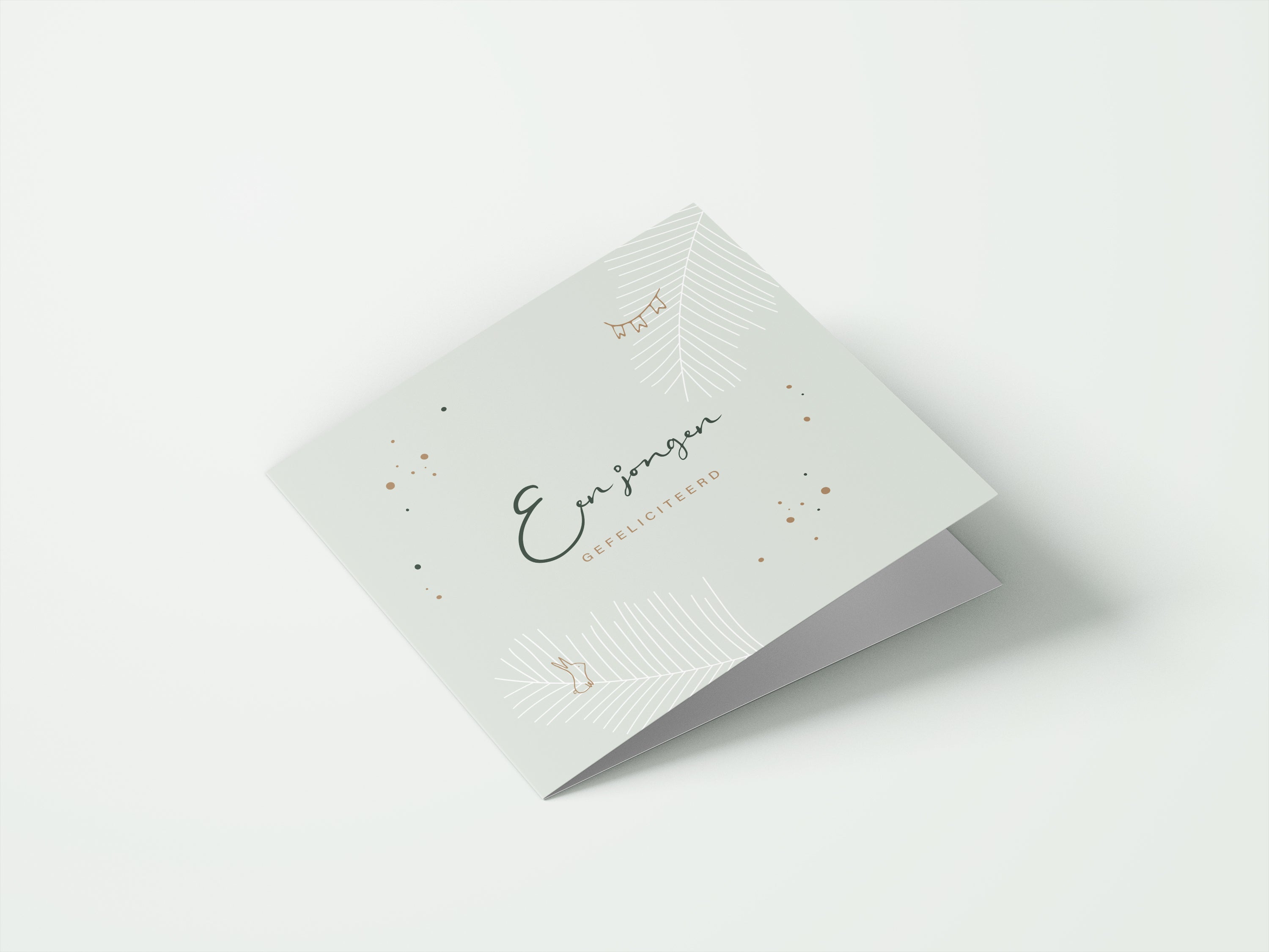 Wenskaarten geboorte - set van 6 - incl enveloppen - Eclipse