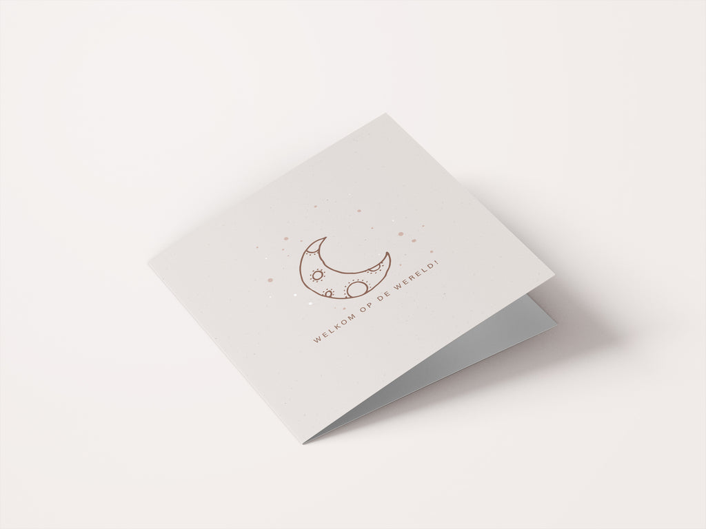 Wenskaarten geboorte - set van 6 - incl enveloppen - Eclipse