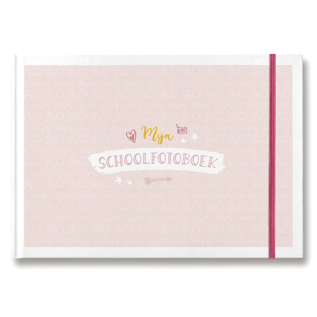 Mijn schoolfotoboek - roze