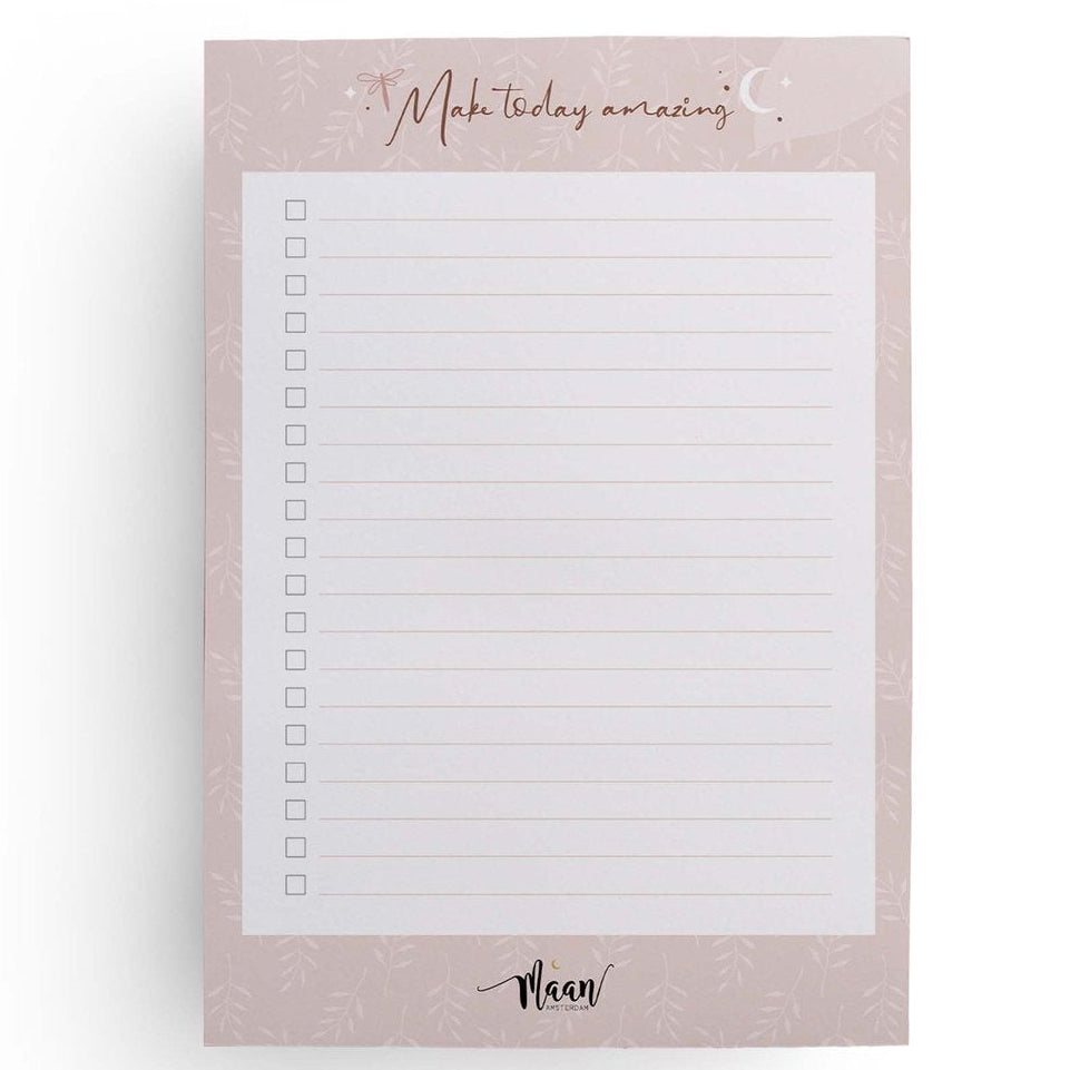Notitieblok A5 - to do lijst - Eclipse
